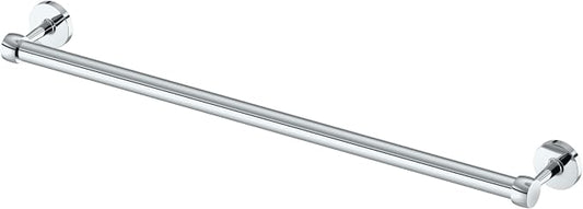Gatco 5210 Gibson Towel Bar, Chrome, Wall-Mounted Bathroom Towel Bar, Heavy Duty Decorative Hardware with EZ Ancor Mounting