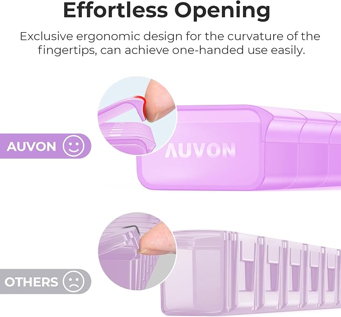 AUVON Weekly Pill Organizer